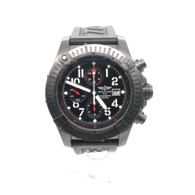 Breitling Super Avenger Chronograph Automatic Chronometer Black Dial Men's Watch M13370
