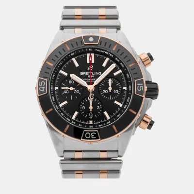 Pre-owned Breitling Super Chronomat B01 Ub0136251b1u1 In Black