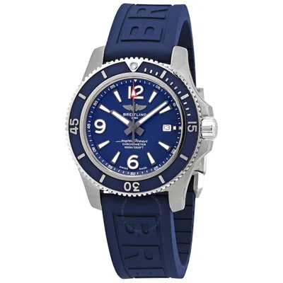 Breitling Superocean 44 Automatic Chronometer Blue Dial Men's Watch A17367d81c1s2 In Blue / Grey