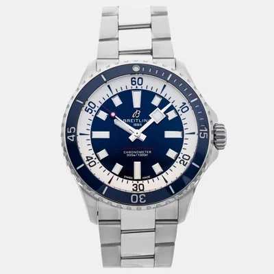 Pre-owned Breitling Superocean A17375e71c1a1 In Blue