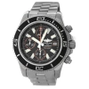 BREITLING PRE-OWNED BREITLING SUPEROCEAN CHRONOGRAPH II AUTOMATIC CHRONOMETER BLACK DIAL MEN'S WATCH A13341