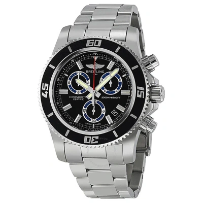 Breitling Superocean Chronograph Quartz Chronometer Black Dial Men's Watch A73310a8-bb74-1 In White