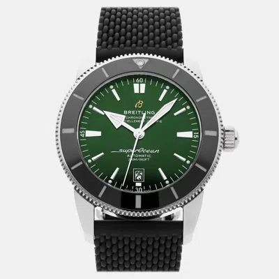 Pre-owned Breitling Superocean Heritage B20 Ab2020121l1s1 In Green