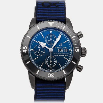 Pre-owned Breitling Superocean Heritage Chronograph Outerknown M133132a1c1w1 In Blue