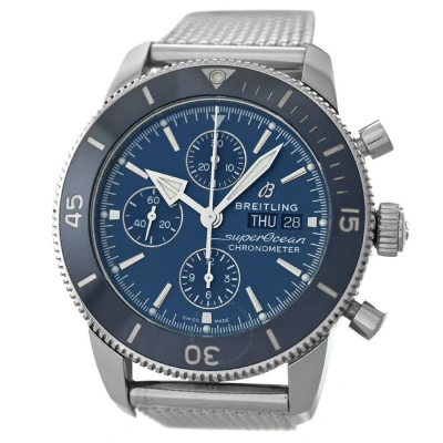 Breitling Superocean Heritage Ii Chronograph Automatic Chronometer Blue Dial Men's Watch A In Metallic