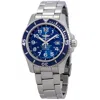 BREITLING PRE-OWNED BREITLING SUPEROCEAN II AUTOMATIC GUN BLUE DIAL MEN'S WATCH A17392D81C1A1