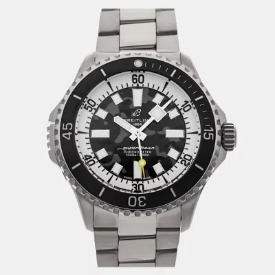 Pre-owned Breitling Superocean Super Diver E10379351b1e1 Automatic 46 Mm In Black