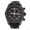 BREITLING PRE-OWNED BREITLING WINDRIDER BLACKBIRD CHRONOGRAPH AUTOMATIC CHRONOMETER BLACK DIAL MEN'S WATCH M44