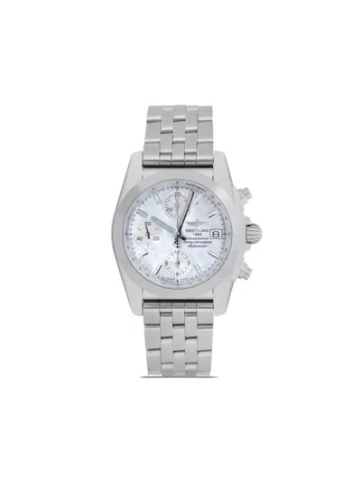 Pre-owned Breitling  Chronomat 36mm In Silver