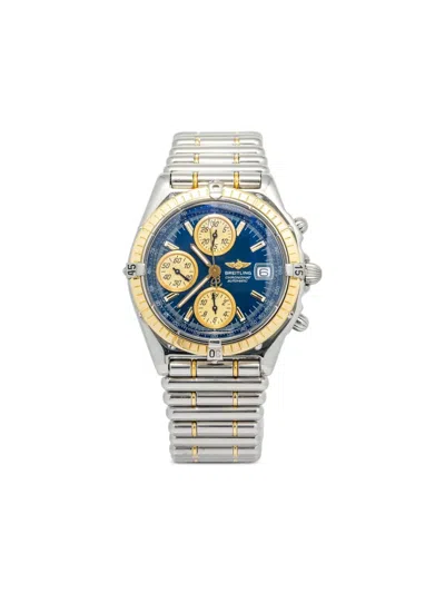 Pre-owned Breitling  Chronomat 40mm In Blue