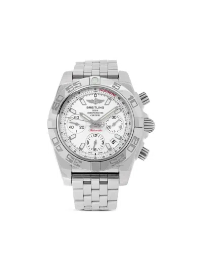 Pre-owned Breitling  Chronomat 40mm In White