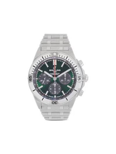 Pre-owned Breitling  Chronomat 42mm In Silver
