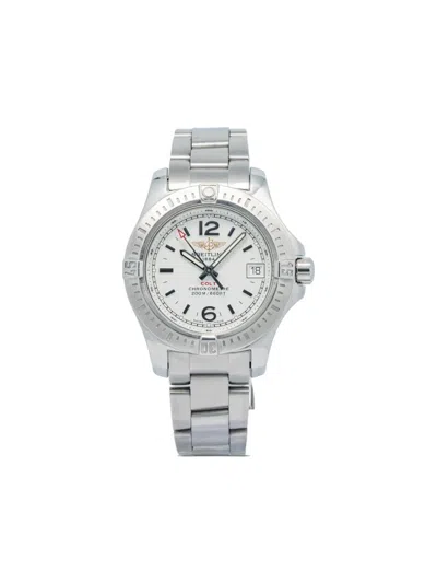 Pre-owned Breitling  Colt Lady 34mm In White