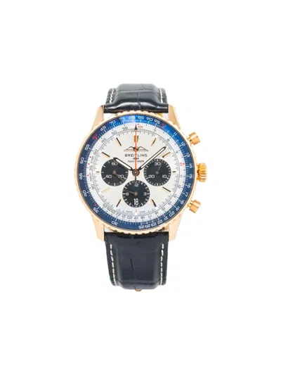 Pre-owned Breitling  Navitimer B01 46mm In Silver