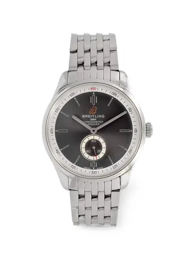 Pre-owned Breitling Premier 40mm Watch In Black