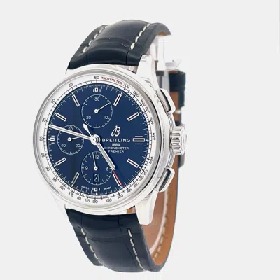 Pre-owned Breitling Premier 42 A13315351b1p2 Automatic Black Stainless Steel Men's Wristwatch 42 Mm