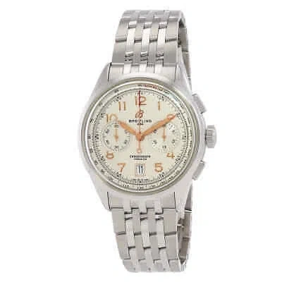 Pre-owned Breitling Premier B01 Chronograph 42 Automatic Men's Watch Ab0145211g1a1