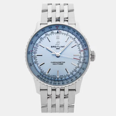 Pre-owned Breitling Navitimer A17329171c1a1 Automatic 41 Mm In Blue