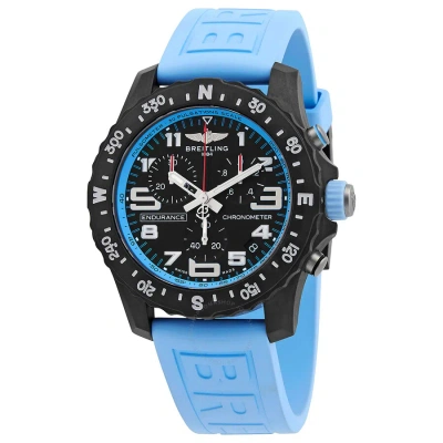 Breitling Professional Chronograph Quartz Chronometer Black Dial Men's Watch X82310281b1s1 In Black / Blue