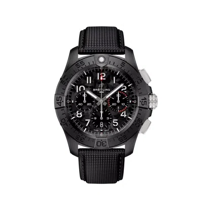Pre-owned Breitling Sb0147101b1x1 Avenger B01 Chronograph 44 Ceramic Carbon Dial Black Sub