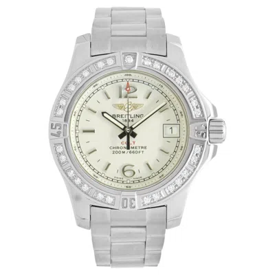 Pre-owned Breitling Stainless Steel Colt Lady Diamond Bezel 33mm In Multiple
