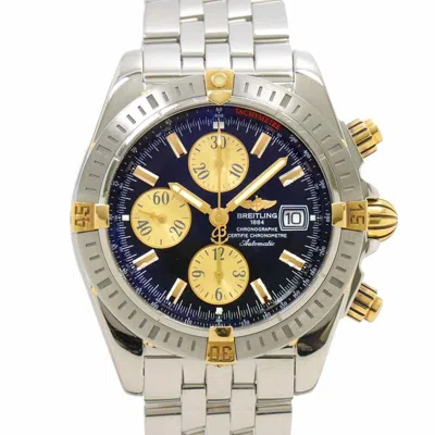 Pre-owned Breitling Stainless Steel Yellow Gold (18k) Wristwatch () In Multi