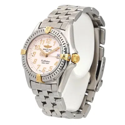 Pre-owned Breitling Stainless Steel Yellow Gold Wristwatch () In Multi