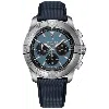 Breitling Super Avenger 46 Automatic Chronograph Blue Dial Leather Strap Men's Watch Eb0148101c1x1 In Blue