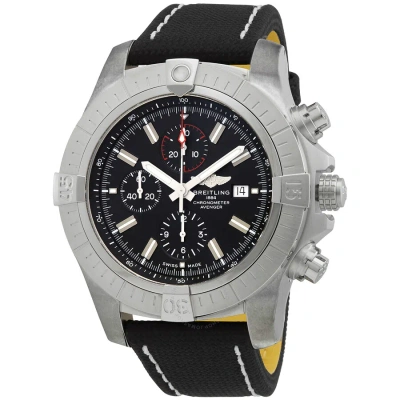 Breitling Super Avenger Chronograph Automatic Chronometer Black Dial Men's Watch A13375101b1x1
