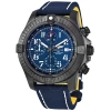BREITLING PRE-OWNED BREITLING SUPER AVENGER NIGHT MISSION CHRONOGRAPH AUTOMATIC CHRONOMETER BLUE DIAL MEN'S WA