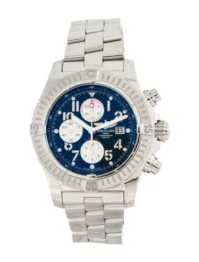 Pre-owned Breitling Super Avenger Watch, 50mm In Multicolor