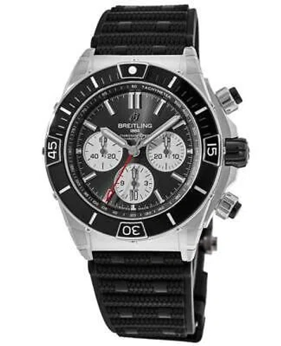 Pre-owned Breitling Super Chronomat B01 44 Black Dial Men's Watch Ab0136251b1s1