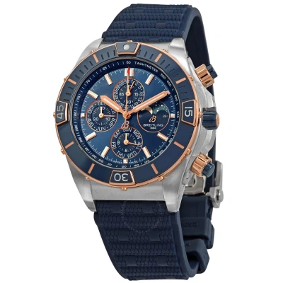 Breitling Super Chronomat Four-year Calender Chronograph Automatic Blue Dial Men's Watch U19320161c1