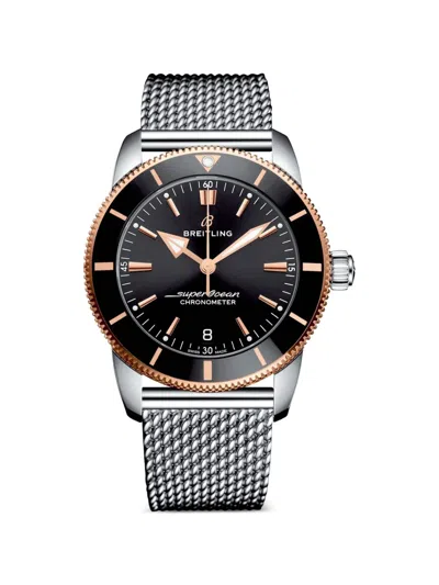 Breitling Superocean 42mm Watch In Gold