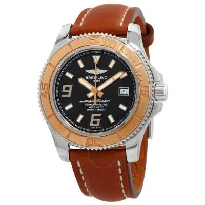 Breitling Superocean 44 Automatic Black Dial Men's Watch C1739112/ba77.433x.a20ba.1 In Brown