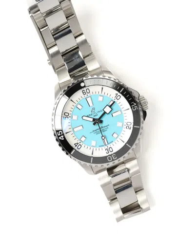 Breitling Superocean 44mm Watch In Silver