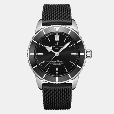 Pre-owned Breitling Superocean Ab2030121b1s1 Automatic Black Stainless Steel Men's Wristwatch 44 Mm