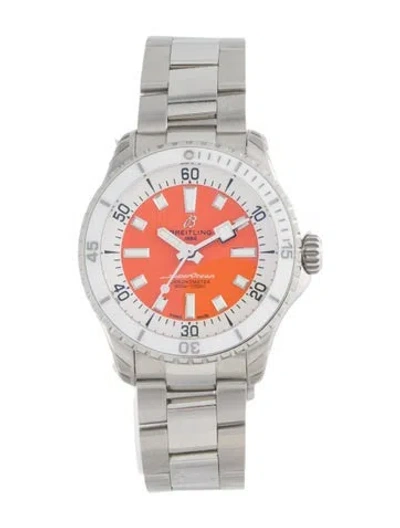 Pre-owned Breitling Superocean Automatic 36 Watch, 36mm In Multi