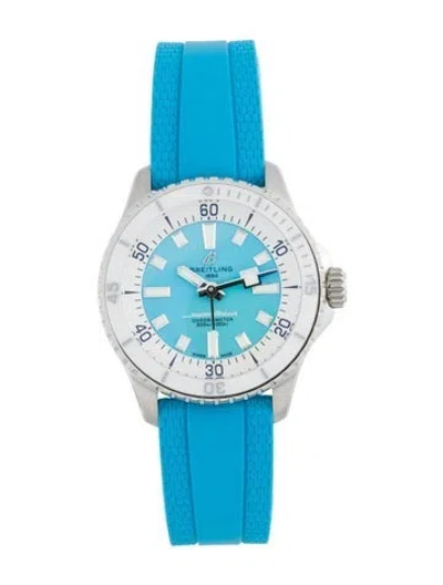 Pre-owned Breitling Superocean Automatic 36 Watch In Multi