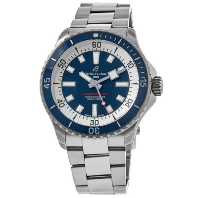 Breitling Superocean Automatic 42 Blue Dial Steel Men's Watch A17375e71c1a1