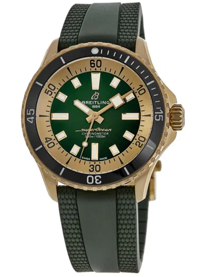 Breitling Mens Green N17375201l1s1 Superocean Bronze Automatic Watch