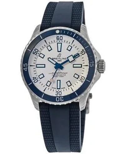 Pre-owned Breitling Superocean Automatic 42 Silver Dial Men's Watch A17375e71g1s1