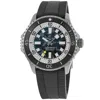 Breitling Superocean Automatic 46 Super Diver Grey Dial Rubber Strap Men's Watch E10379351b1s1 In Grey