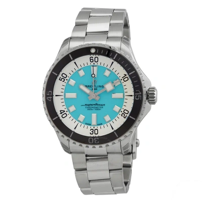 Breitling Superocean Automatic Blue Dial Men's Watch A17376211l2a1 In Black / Blue