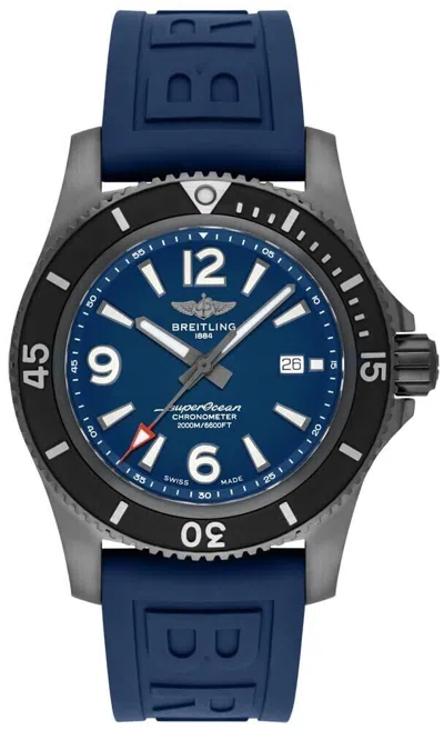 Pre-owned Breitling Superocean Automatic Blue Dial Mens Luxury Watch Buy On Sale