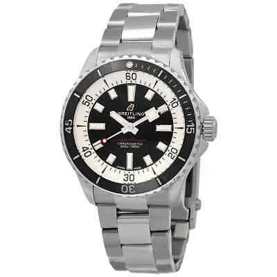 Pre-owned Breitling Superocean Automatic Chronometer Black Dial Men's Watch A17375211b1a1