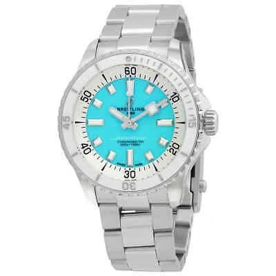 Pre-owned Breitling Superocean Automatic Chronometer Blue Dial Men's Watch A17377211c1a1