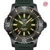 BREITLING BREITLING SUPEROCEAN AUTOMATIC GREEN DIAL MEN'S WATCH V17369241L1S2