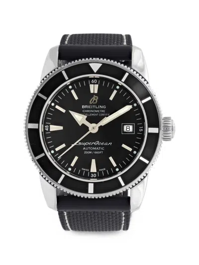 Pre-owned Breitling Superocean Heritage 42mm Watch In Black