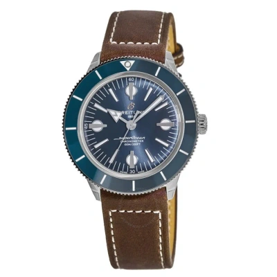 Breitling Superocean Heritage 57 Automatic Blue Dial Men's Watch A10370161c1x1 In Brown